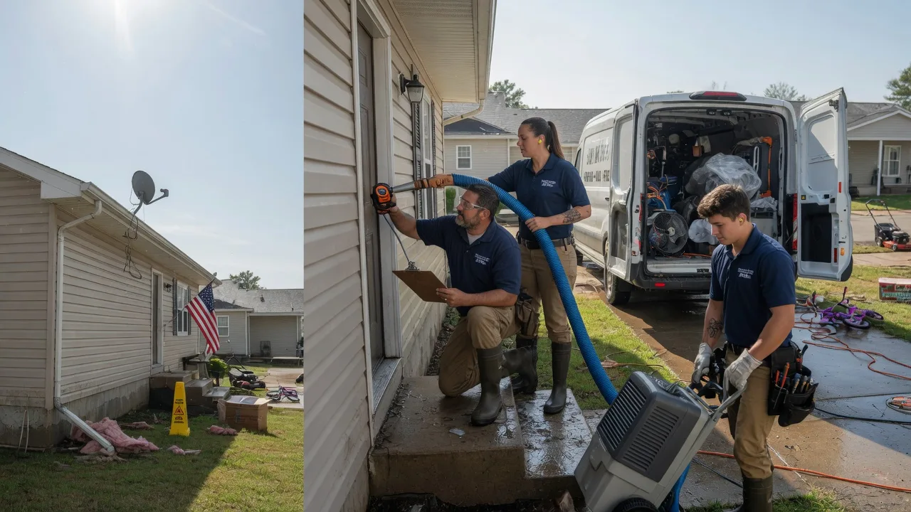 Ceiling Water Damage Restoration in Goldsmith, IN near me